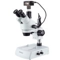 Amscope 3.5X-90X LED Trinocular Zoom Stereo Microscope, 18MP Digital Camera SM-2TZ-LED-18M3